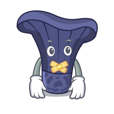 Sessiz actarius Indigo mantar maskot çizgi film