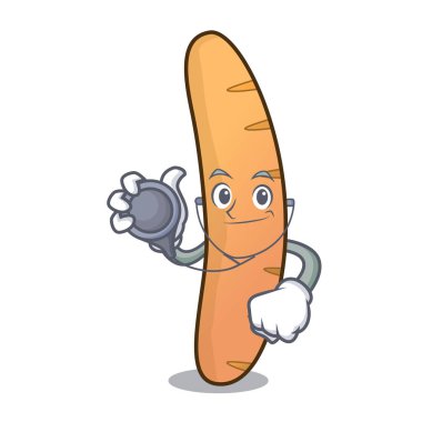 Doktor baget karakter karikatür tarzı