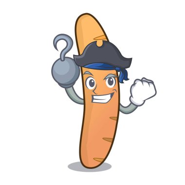 Korsan baget karakter karikatür tarzı