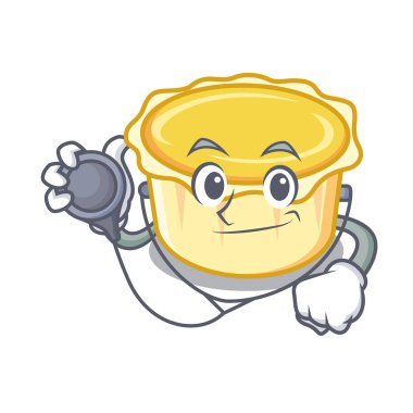 Doktor yumurta tart karakter karikatür