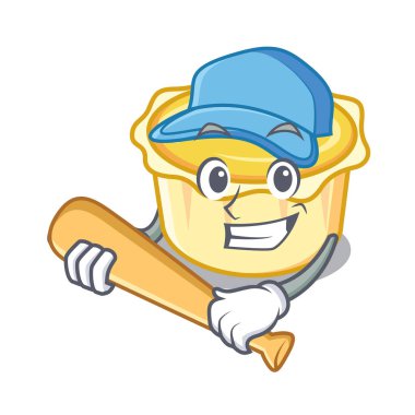 İskambil beyzbol yumurta tart karakter karikatür