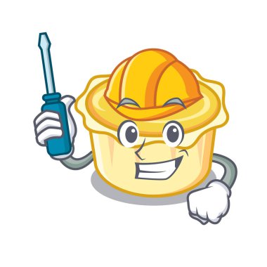 Otomotiv yumurta tart maskot karikatür