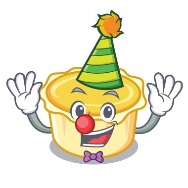 Palyaço yumurta tart maskot karikatür