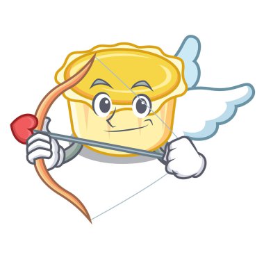 Aşk tanrısı yumurta tart karakter karikatür