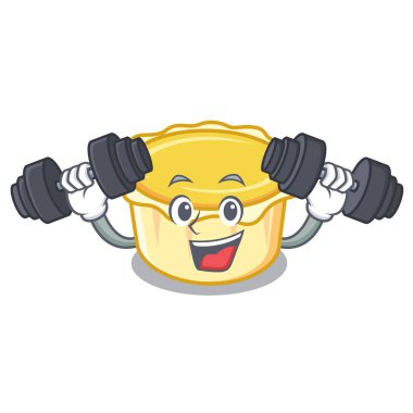 Fitness yumurta tart karakter karikatür