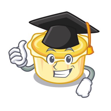 Mezuniyet yumurta tart karakter karikatür