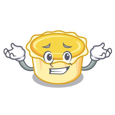 Sırıtan yumurta tart karakter karikatür