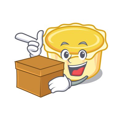 Kutusunu yumurta tart karakter karikatür ile