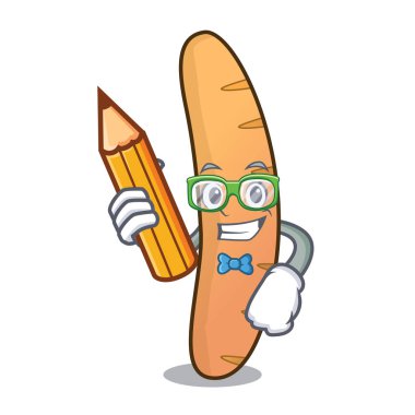 Öğrenci baget karakter karikatür tarzı