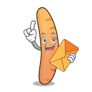 Zarf baget karakter karikatür tarzı ile