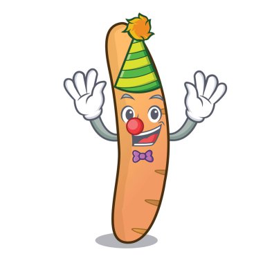 Palyaço baget maskot karikatür tarzı