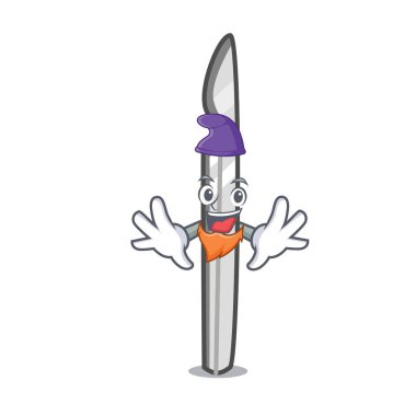 Elf neşter karakter karikatür tarzı vektör çizim