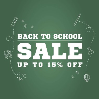 Arka plan vektör çizim için okul satış geri