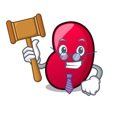 Yargıç jöle fasulye maskot çizgi film