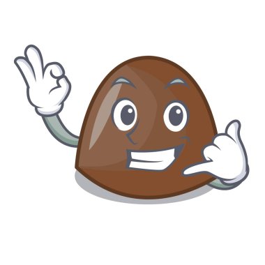 Bana çikolata şekerleme maskot çizgi film de