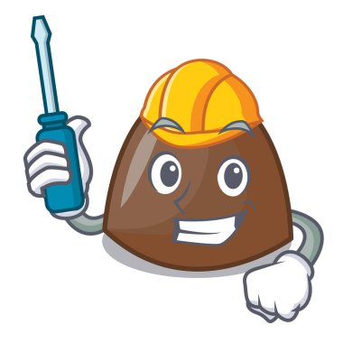 Otomotiv çikolata şekerleme maskot çizgi film