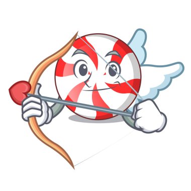 Aşk tanrısı nane şeker karakter karikatür