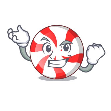 Başarılı nane şeker karakter karikatür