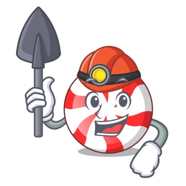 Madenci nane şeker maskot çizgi film