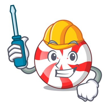 Otomotiv nane şeker maskot çizgi film