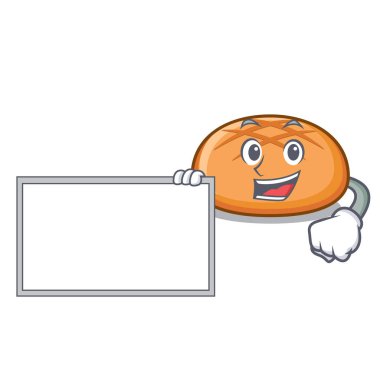 Yönetim Kurulu hamburger topuz karakter karikatür ile