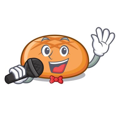 Şarkı hamburger topuz maskot çizgi film