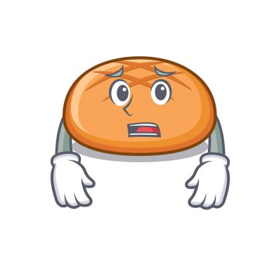 Korkarım hamburger topuz maskot çizgi film