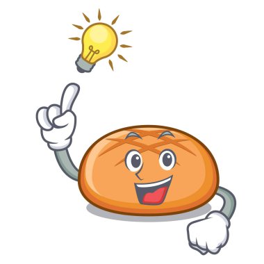 Bir fikir hamburger topuz maskot çizgi film var