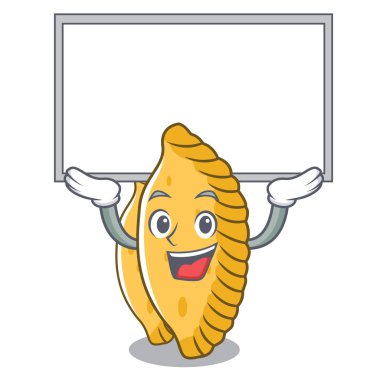 Tahta pastel karakter karikatür tarzı