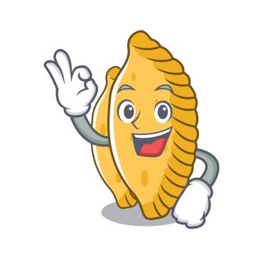 Pastel karakter karikatür tarzı Tamam