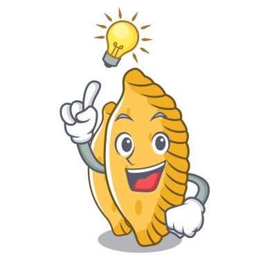 Bir fikir pastel maskot karikatür tarzı var