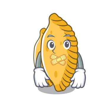 Sessiz pastel maskot karikatür tarzı