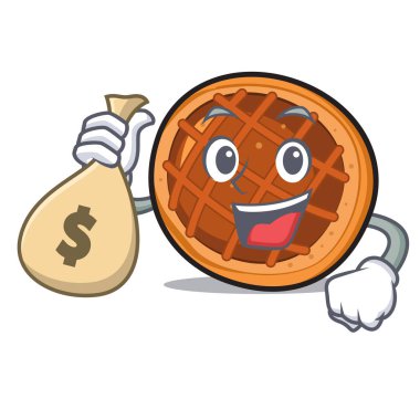 Para çantası baket pasta karakter karikatür ile