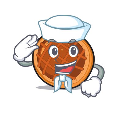 Denizci baket pasta karakter karikatür