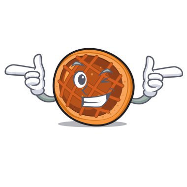 Wink baket pasta karakter karikatür