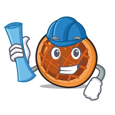 Mimar baket pasta karakter karikatür