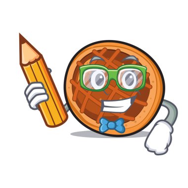 Öğrenci baket pasta karakter karikatür