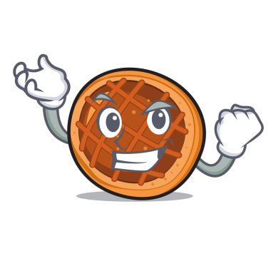 Başarılı baket pasta karakter karikatür
