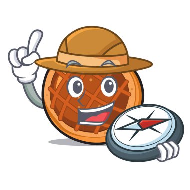 Explorer baket pasta maskot çizgi film