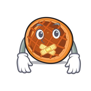Sessiz baket pasta maskot çizgi film