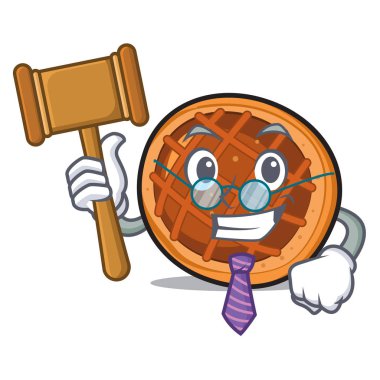 Yargıç baket pasta maskot çizgi film