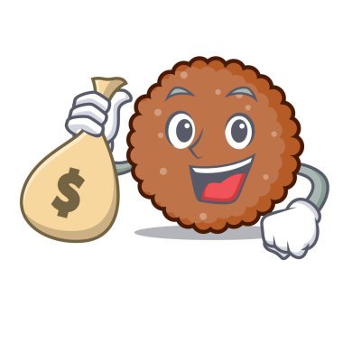 Para çanta çikolata bisküvi karakter karikatür ile