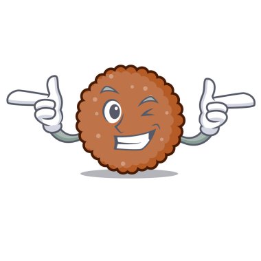 Wink çikolata bisküvi karakter karikatür