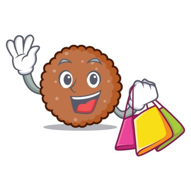 Çikolata bisküvi karakter karikatür alışveriş