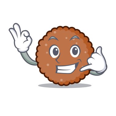 Bana çikolata bisküvi maskot çizgi film de