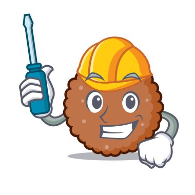 Otomotiv çikolata bisküvi maskot çizgi film