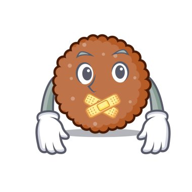 Sessiz çikolata bisküvi maskot çizgi film