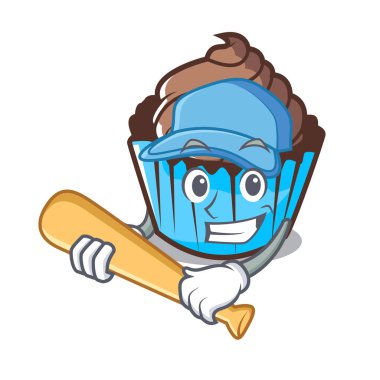 İskambil beyzbol çikolatalı kek karakter karikatür