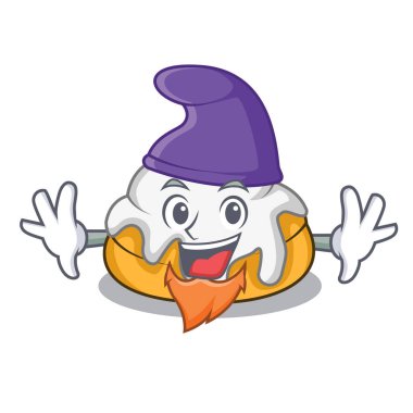 Elf tarçın rulo karakter karikatür