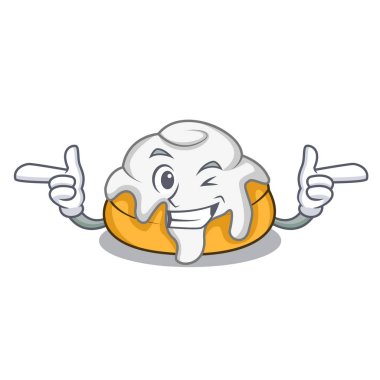 Wink tarçın rulo karakter karikatür